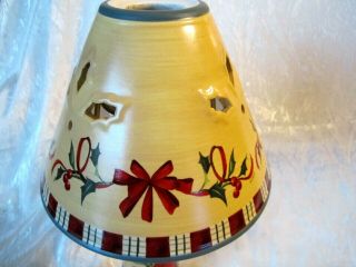LENOX WINTER GREETINGS EVERYDAY RED CARDINAL CANDLE LAMP 4