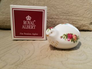 Royal Albert Porcelain England Old Country Roses Quail Figurine
