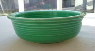 Vintage Small F Fiestaware Green Berry Fruit Bowl 4.  75 "