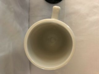 Set of 2 - Vintage Hall Pottery White & Black Irish Coffee Mugs 1273 3