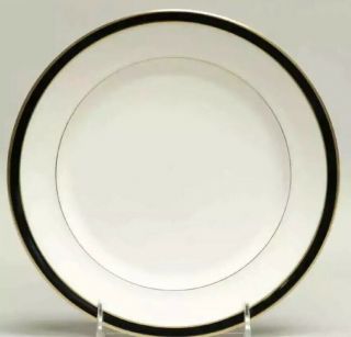 Mikasa Black Tie L6206 10 3/4 " Dinner Plate (s) Petite Bone China Mult Avail Euc