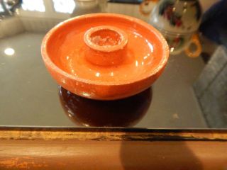 Authentic Vintage Pottery Nancy Owen North Carolina Candle Holder Collectable