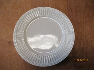 Philippe Richard Brentwood Dinner Plate 10 3/4 " White Ribbed 9 Available