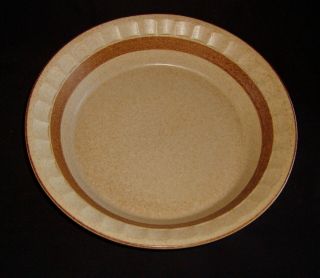 Pottery Craft Usa Stoneware Pie Dish Pan Plate 10 1/2 " Diameter Baking Dish Euc