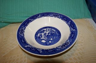 Vintage Royal China Blue Willow Ware 10” Serving Bowl Not