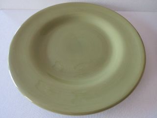 Large Tabletops Gallery Corsica Home Hand Painted Dinner Plate 11 1/3 " Green
