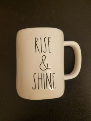 Rae Dunn By Magenta Ceramic Rise & Shine Coffee Tea Mug