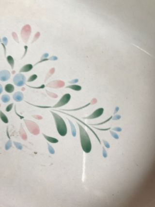 Vintage Fascino By Yamaka Stoneware Hand Decorated Japan 10 " Oval Baker
