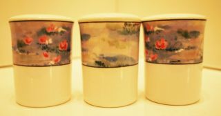 Monet Mikasa China Two Salt And One Pepper Shakers