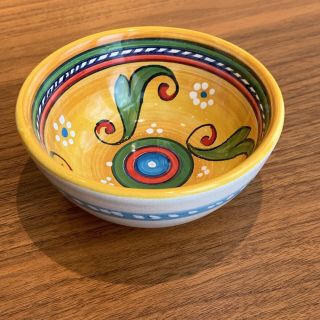 Sberna Deruta Italy Italian Hand Painted Ceramic Pottery Bowl