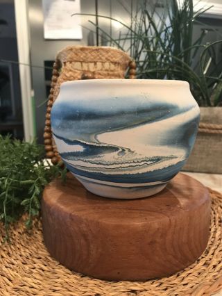 Nemadji Indian Pottery Clay Vase Bowl Native American Southwest Art
