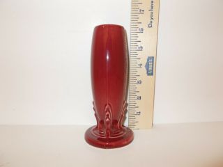 Fiesta Ware 0490 Cinnabar Small Bud Vase 6.  25 " Retired