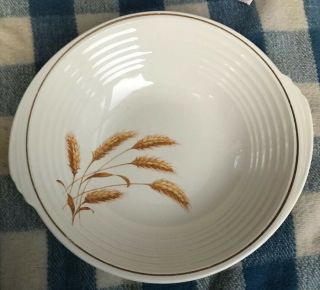 Edwin M.  Knowles China Bowl.  ‘golden Wheat’ Pattern; ‘yorktown’ Shape