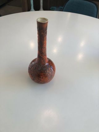 Royal Haeger / R1919 Onion Vase (orange Lava)