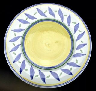Williams Sonoma Tournesol 11 1/4” Dinner Plate (s) Hand Painted Pottery Italy