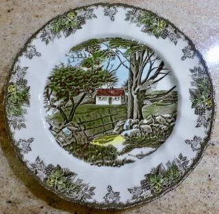 Johnson Brothers - The Friendly Village - Dinner Plate - The Stone Wall