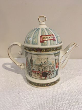 James Sadler Horseguards Porcelain London England Teapot