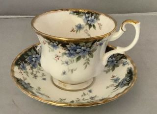 Vintage Royal Albert “windsor” Tea Cup And Saucer