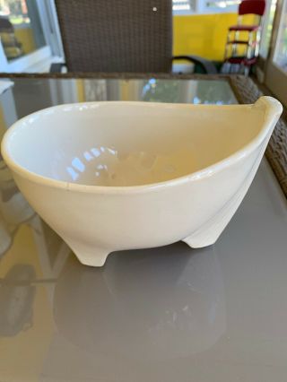 Cream Mccoy Art Deco Style Planter/bowl