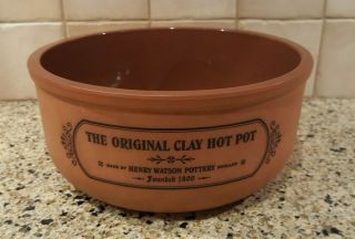 The Clay Hot Pot Henry Watson Pottery England