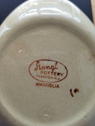 Vintage Stangl Pottery MAGNOLIA Gravy or Sauce Boat 1978 Trenton NJ 4