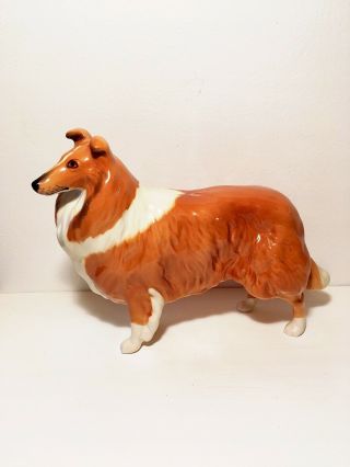 Beswick Lochinvar Of Lady Park Collie Dog / Vintage Porcelain Figurine