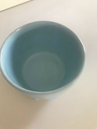 Baby Blue White Art Pottery Ceramic Bowl by Philadelphia Artist Brian Giniewski 2