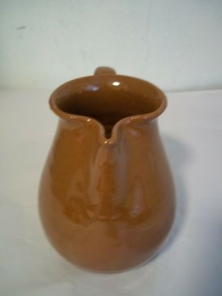 Colonial Williamsburg Vintage Redware Pottery Milk Jug Pitcher 4