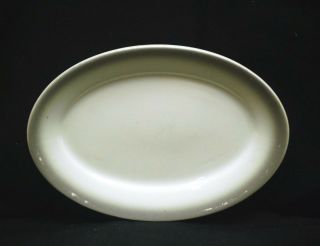 Vintage Best China Plate Restaurant Ware Homer Laughlin White W Gray Trim Usa