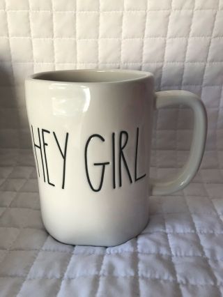 Rae Dunn By Magenta Ceramic Hey Girl Coffee Tea Mug