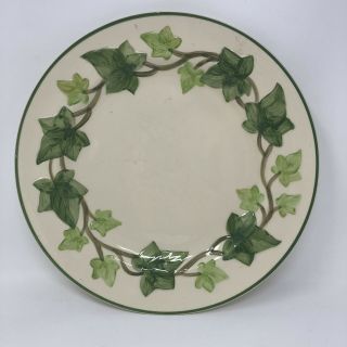 Vintage Franciscan Ivy Pattern 10.  5 " Dinner Plate I Love Lucy Mid Century