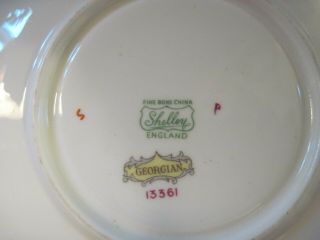 Vintage Shelley England Fine China Tea Cup and Sauceer 3