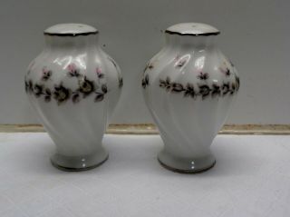 Style House Picardy Rose Pattern Made In Japan Salt And Pepper Shaker Set