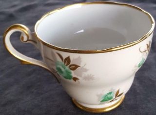 Vintage Royal Standard Fine Bone China Footed Teacup - Cracked - Pattern 847