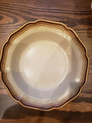 Mikasa Whole Wheat E8000 Soup Or Cereal Bowls Tan Brown 8.  5” Japan