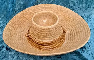 Treasure Craft/Pottery Craft USA Stoneware SOMBRERO 13 
