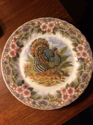 Myott Factory Thanksgiving Turkey Dinner Plate 10”