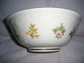 Lenox The Constitution Bowl,  Limited Edition,  Flowers,  Gold,  Fine Ivory China