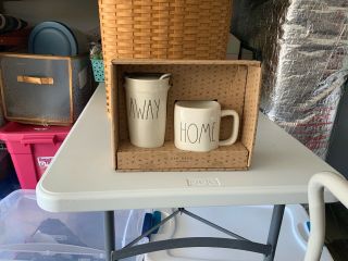 Rae Dunn Away Tumbler And Home Mug Set Great Gift