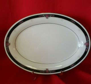 Vintage Noritake Ivory China Etienne 7260 Oval 12 " Serving Platter