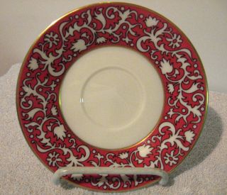 Rare Discontinued Lenox China Firesong Pattern Saucer Only