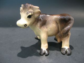 Vintage Hagen Renaker Early Cow Figurine California Art Pottery