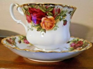 Royal Albert - Old Country Roses - Bone China - Vintage - Cup And Saucer