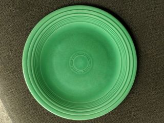 Vintage Fiestaware Green 10 1/4 " Dinner Plate