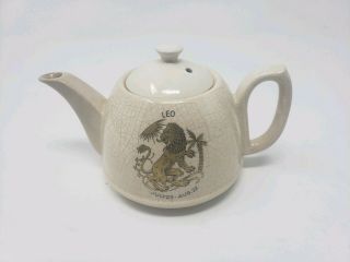 Vintage Sadler Teapot Made In England Leo Astrology Sign