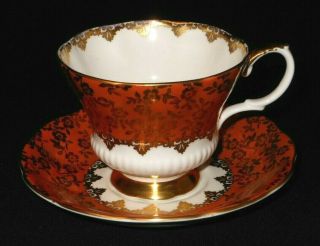 Royal Albert England Consort Series Classy Tea Cup And Saucer Set.
