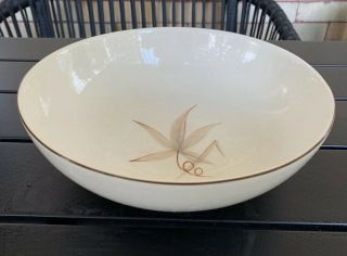 Vtg Mid Century Winfield Porcelain China Passion Flower Serving Bowl