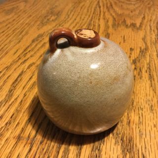 Vintage Nicodemus Pottery Ferro - Stone 3 " Tan/brown Jug,  Marked