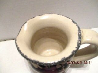 1999 Home & Garden Party Ivory Stoneware Apple Green Sponged 4 