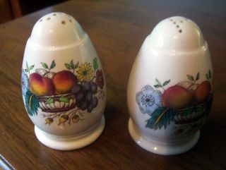 Spode Copeland Floral Reynolds Sm.  Salt And Pepper Shakers 2 3/4 High China